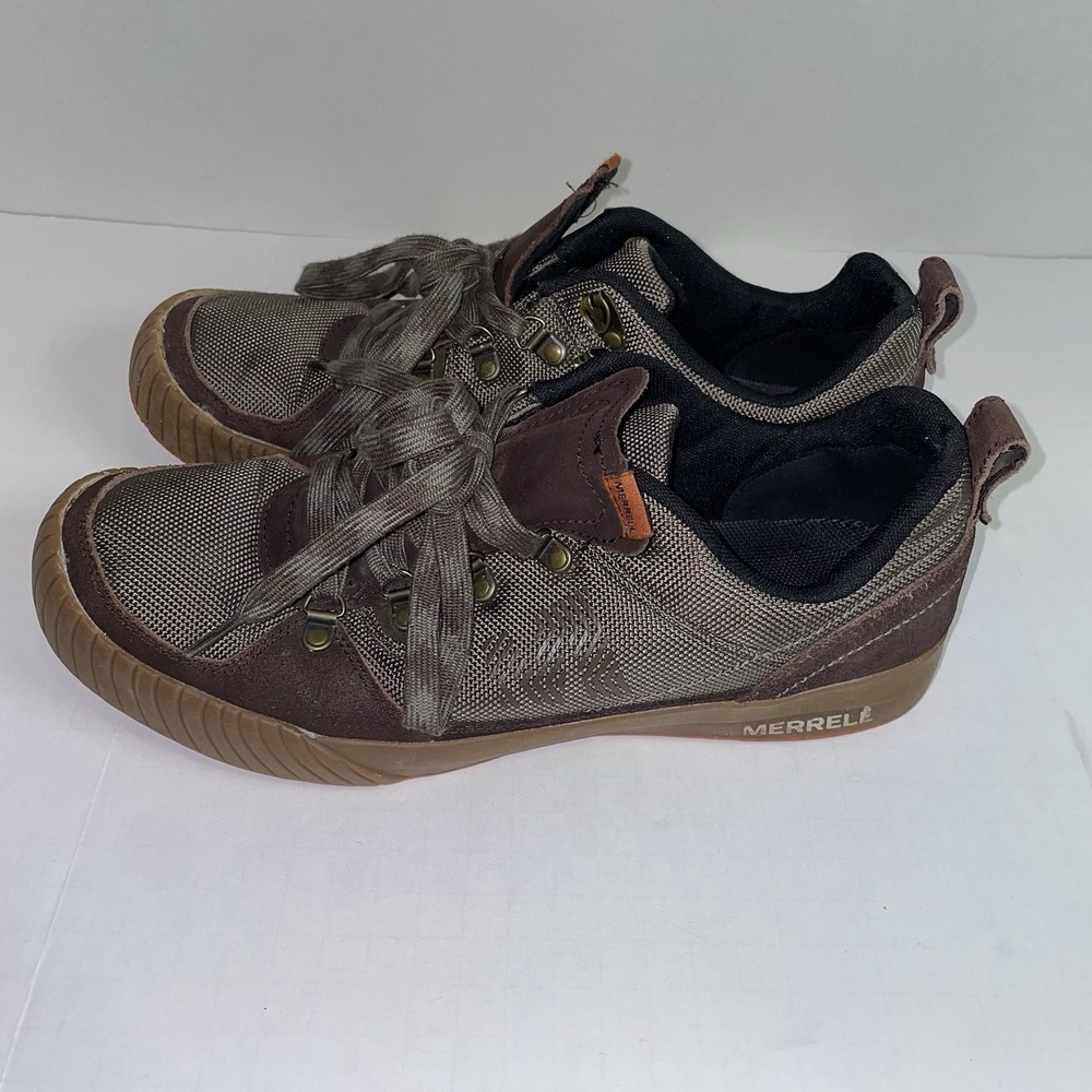Merrell Bracken Mens Hiking Shoes Size 9 Brown J21841 Low Top Trail Sneakers
